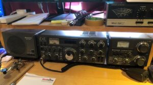 the completed Kenwood TS530 sits proudly on the desk at G0EYO